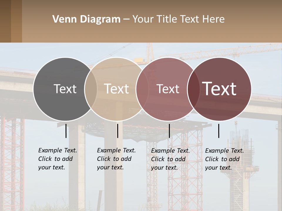 A Crane Is On Top Of A Building Under Construction PowerPoint Template
