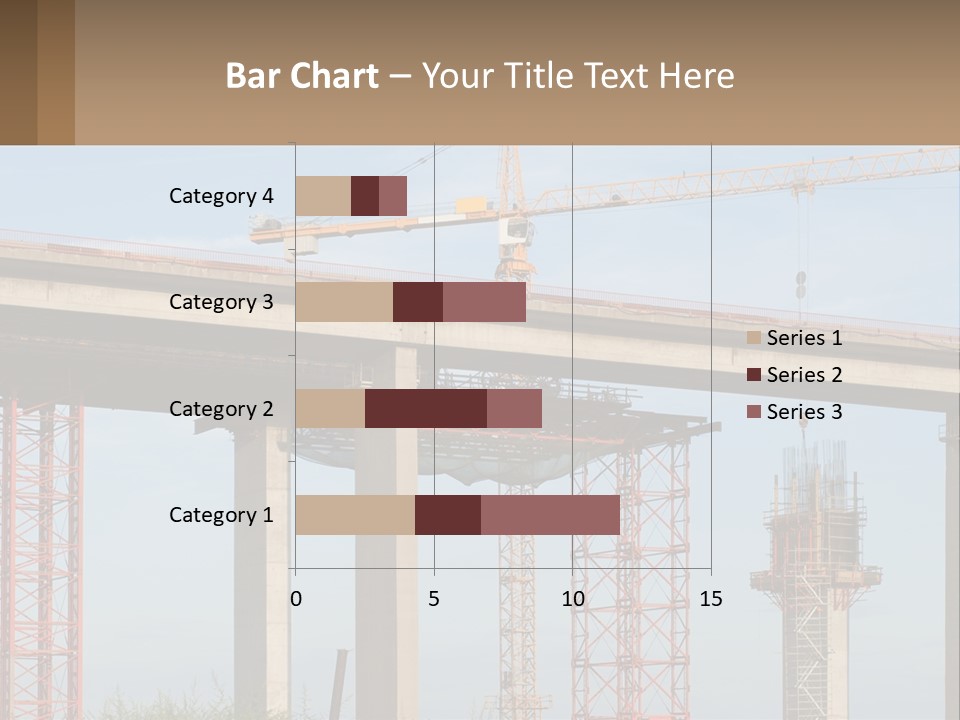 A Crane Is On Top Of A Building Under Construction PowerPoint Template