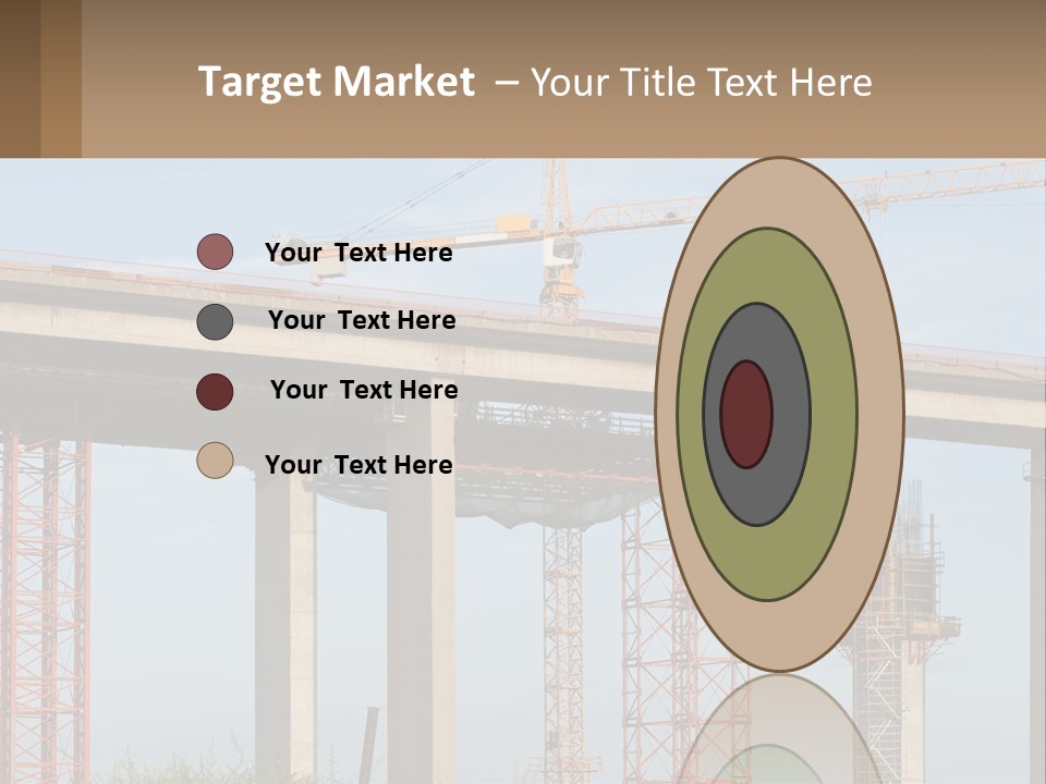 A Crane Is On Top Of A Building Under Construction PowerPoint Template