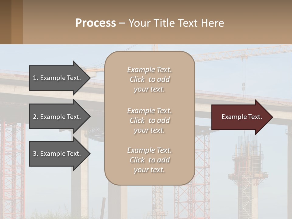 A Crane Is On Top Of A Building Under Construction PowerPoint Template