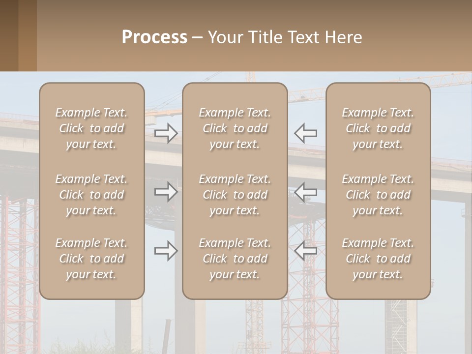 A Crane Is On Top Of A Building Under Construction PowerPoint Template