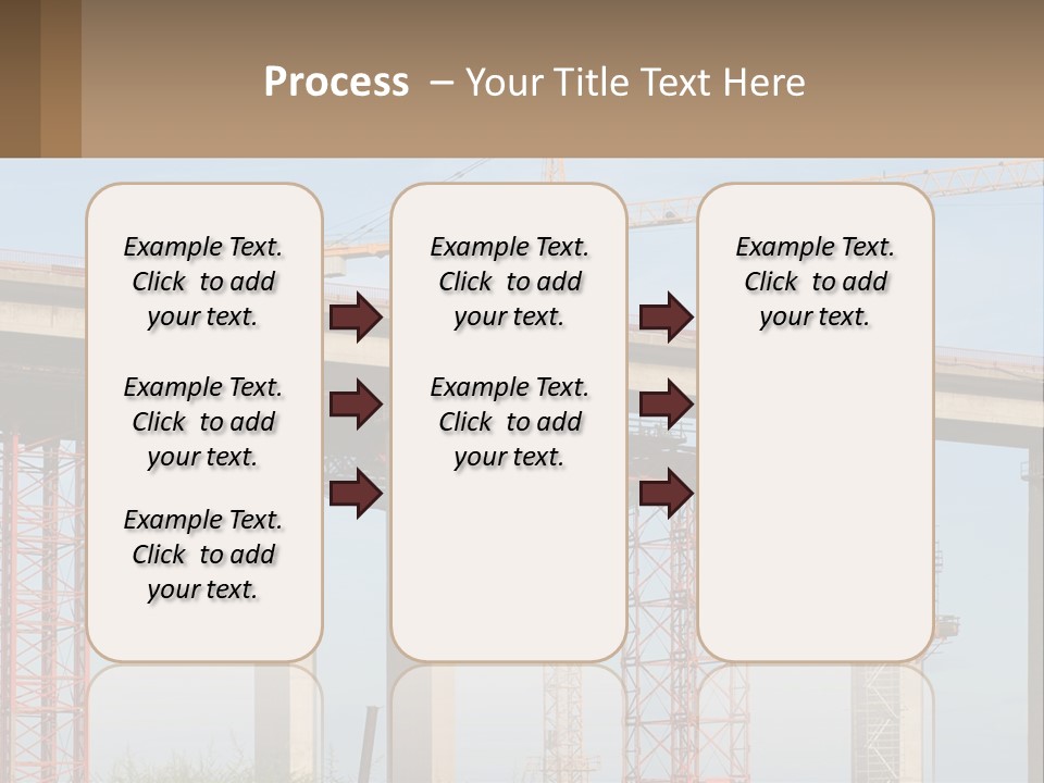 A Crane Is On Top Of A Building Under Construction PowerPoint Template