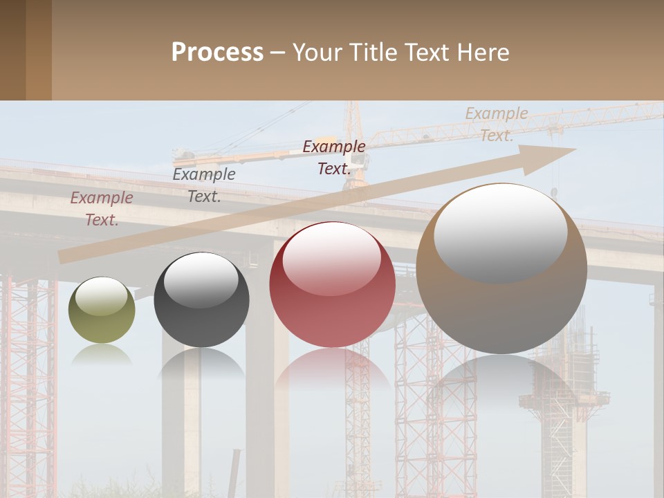 A Crane Is On Top Of A Building Under Construction PowerPoint Template