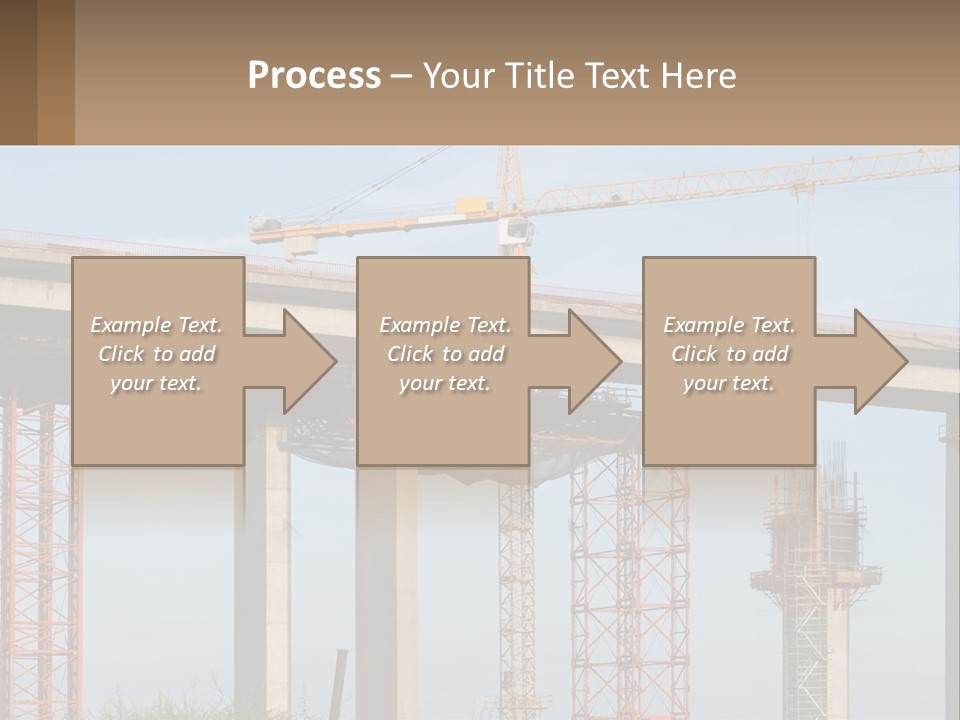 A Crane Is On Top Of A Building Under Construction PowerPoint Template