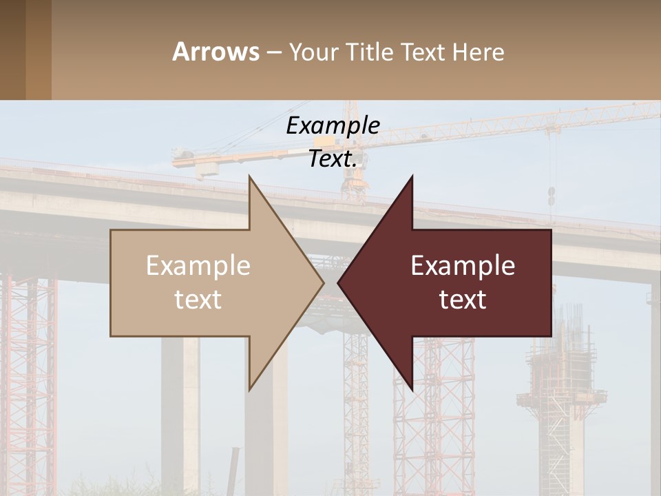 A Crane Is On Top Of A Building Under Construction PowerPoint Template