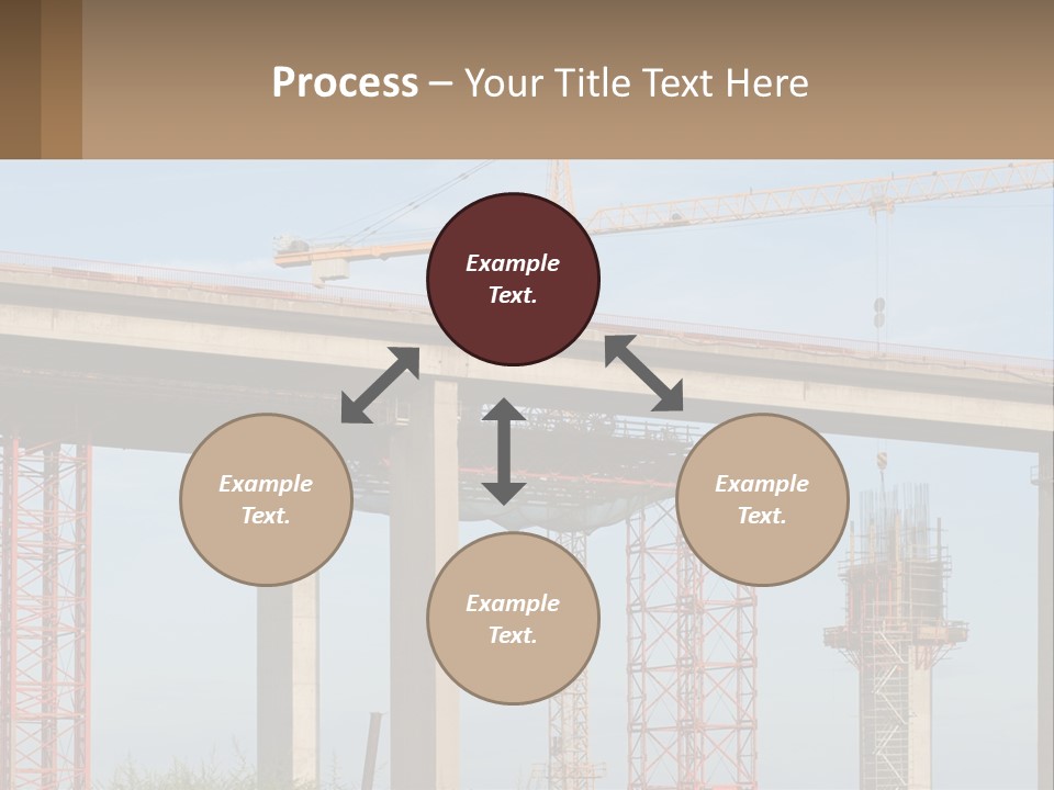 A Crane Is On Top Of A Building Under Construction PowerPoint Template