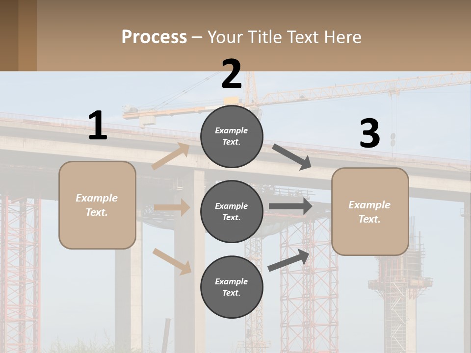 A Crane Is On Top Of A Building Under Construction PowerPoint Template