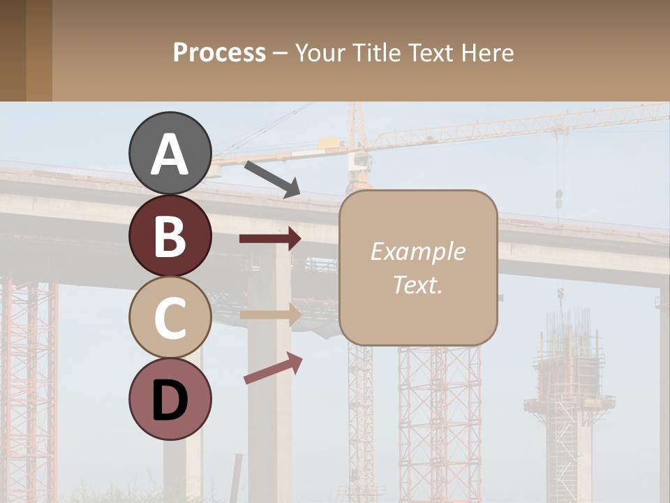 A Crane Is On Top Of A Building Under Construction PowerPoint Template