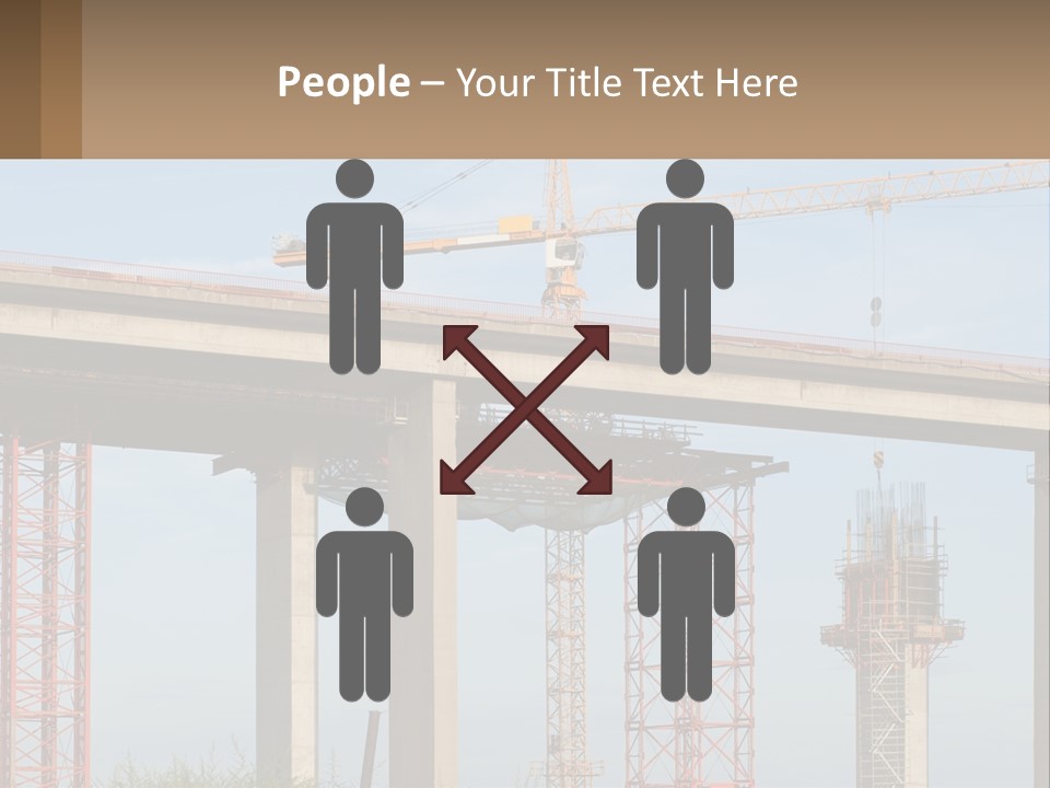 A Crane Is On Top Of A Building Under Construction PowerPoint Template