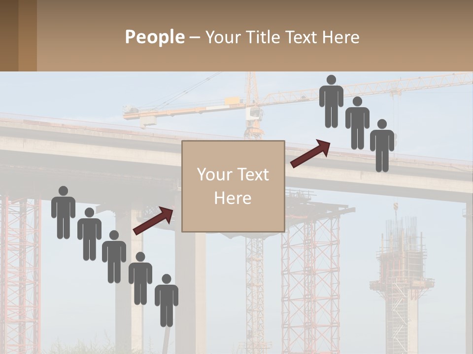 A Crane Is On Top Of A Building Under Construction PowerPoint Template