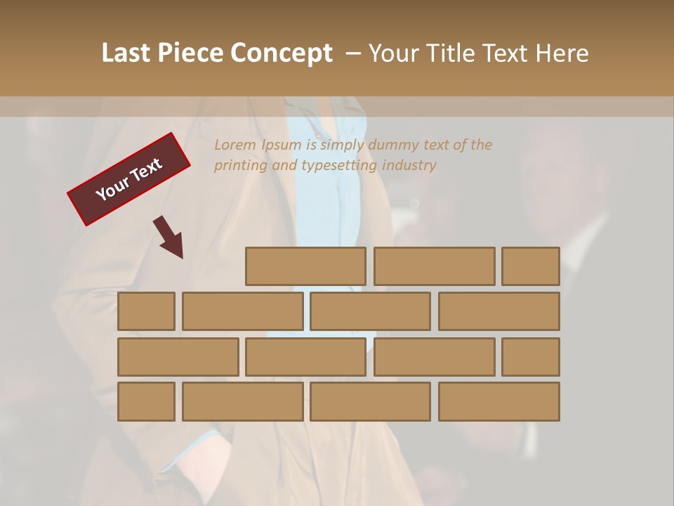 A Woman Walking Down A Runway In A Suit PowerPoint Template