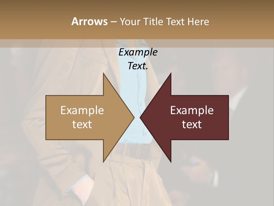 A Woman Walking Down A Runway In A Suit PowerPoint Template