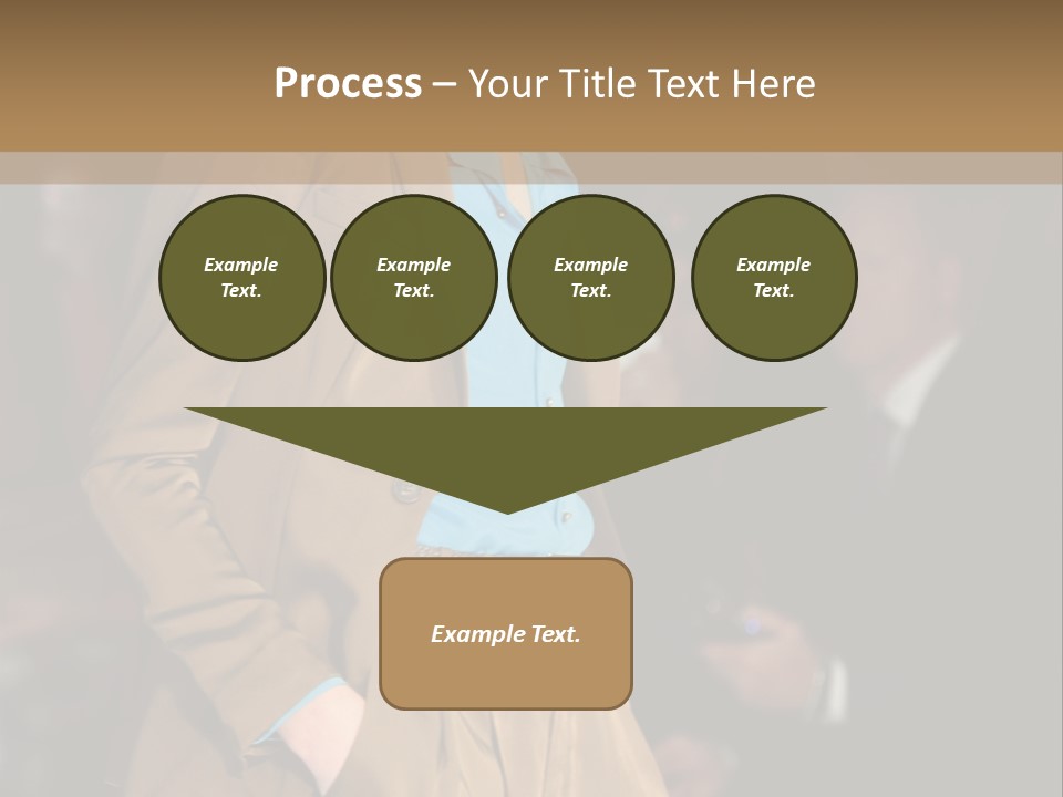 A Woman Walking Down A Runway In A Suit PowerPoint Template