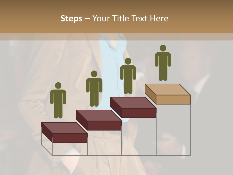 A Woman Walking Down A Runway In A Suit PowerPoint Template