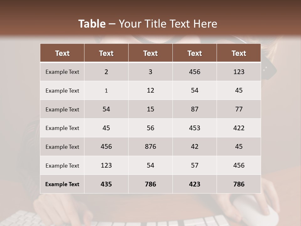 A Young Man Wearing Glasses Is Typing On A Keyboard PowerPoint Template