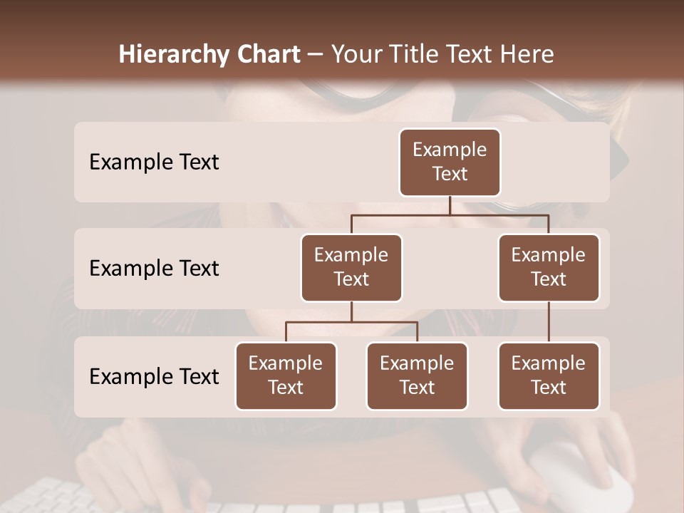 A Young Man Wearing Glasses Is Typing On A Keyboard PowerPoint Template