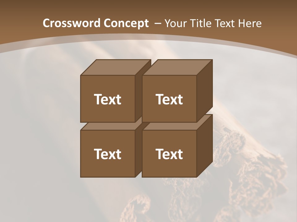 Cinnamons On A Table With A Brown Background PowerPoint Template