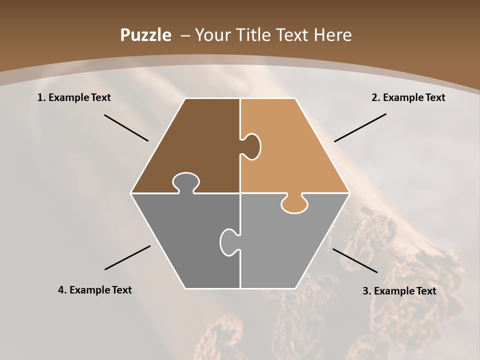 Cinnamons On A Table With A Brown Background PowerPoint Template