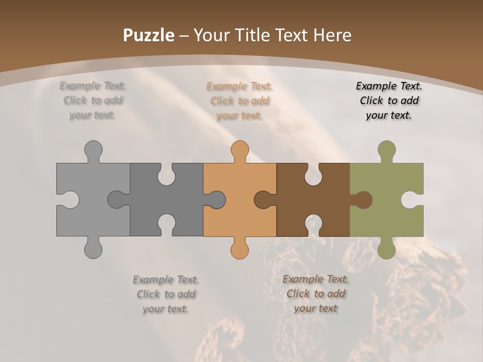 Cinnamons On A Table With A Brown Background PowerPoint Template