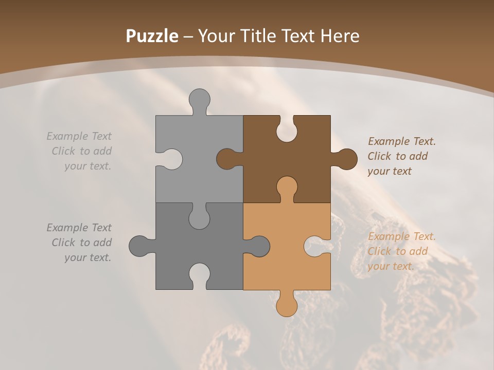 Cinnamons On A Table With A Brown Background PowerPoint Template