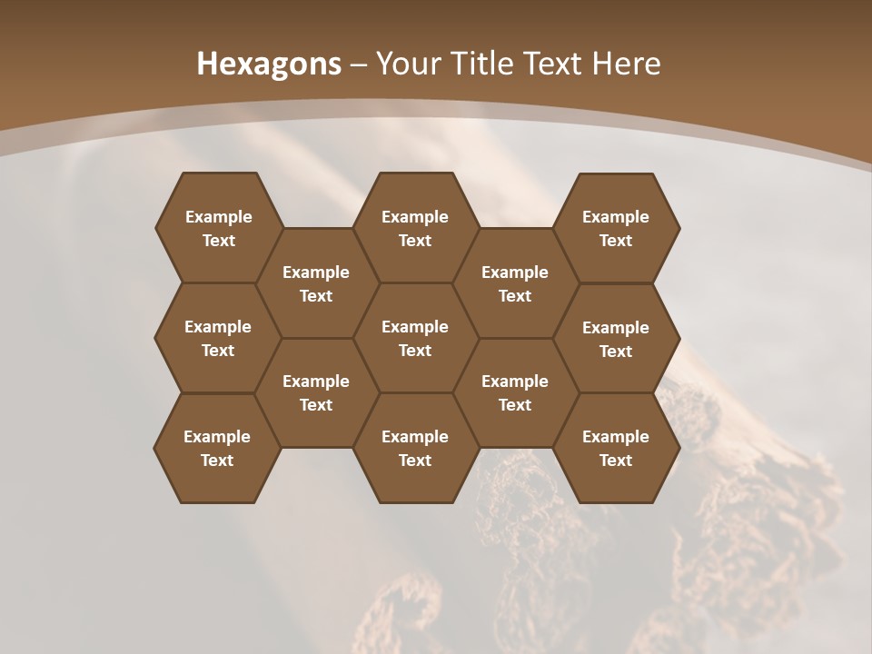 Cinnamons On A Table With A Brown Background PowerPoint Template