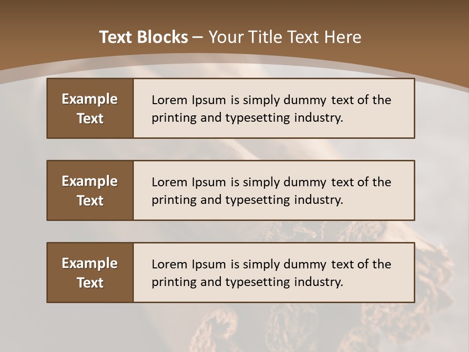 Cinnamons On A Table With A Brown Background PowerPoint Template