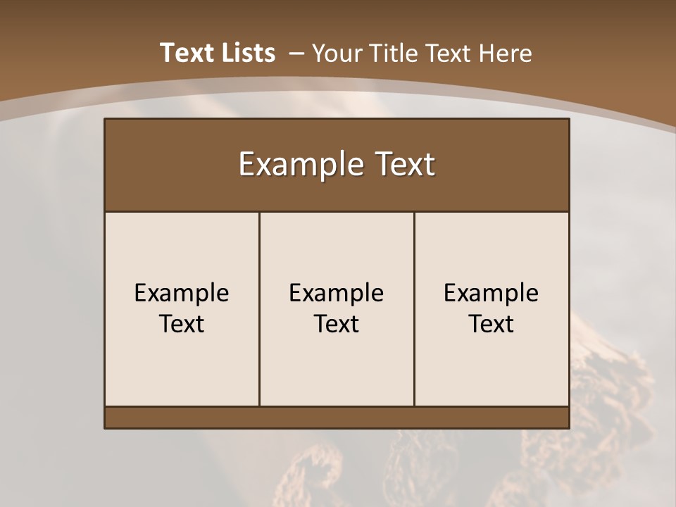 Cinnamons On A Table With A Brown Background PowerPoint Template
