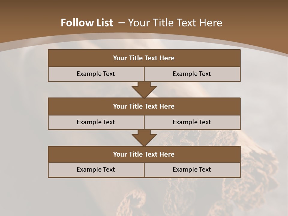 Cinnamons On A Table With A Brown Background PowerPoint Template