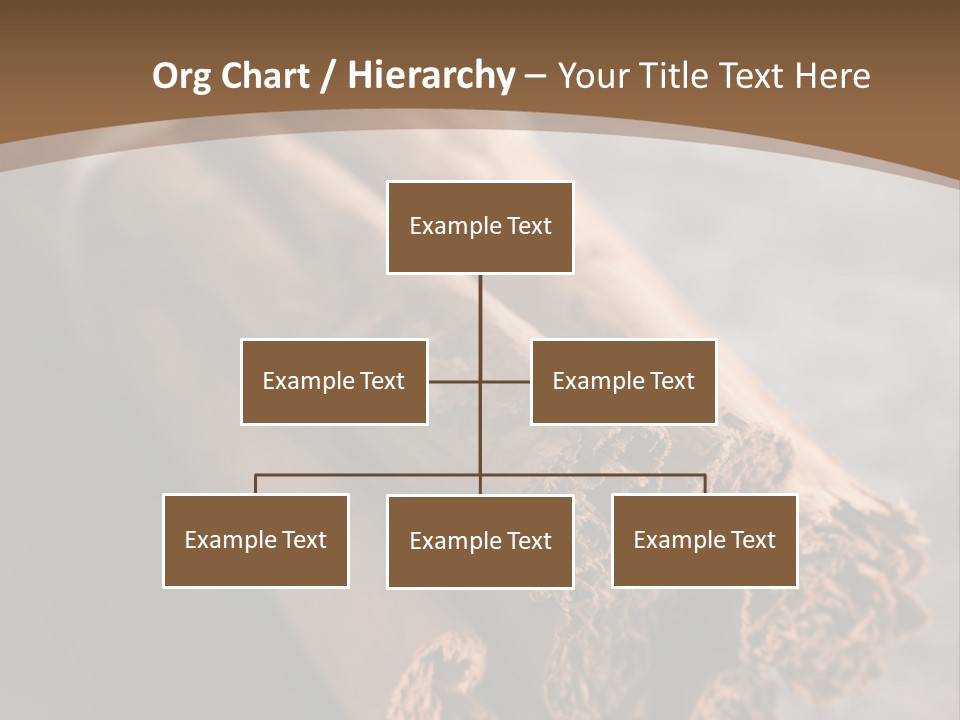 Cinnamons On A Table With A Brown Background PowerPoint Template