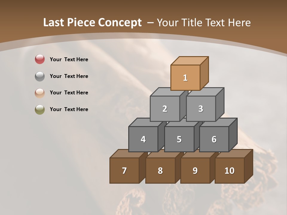 Cinnamons On A Table With A Brown Background PowerPoint Template