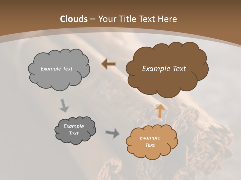Cinnamons On A Table With A Brown Background PowerPoint Template