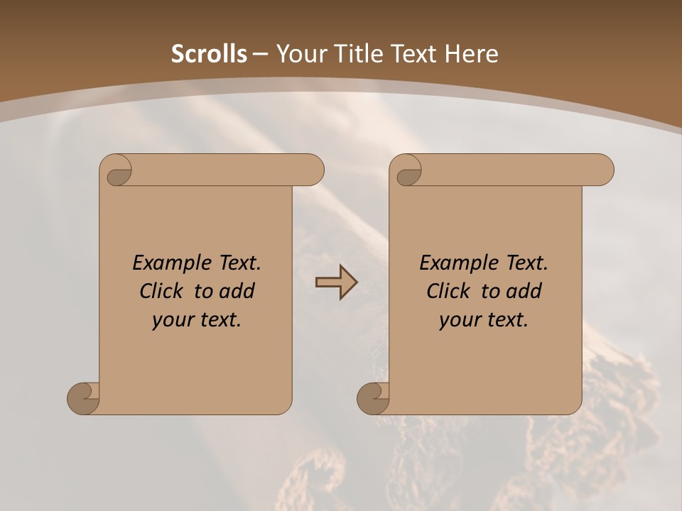 Cinnamons On A Table With A Brown Background PowerPoint Template