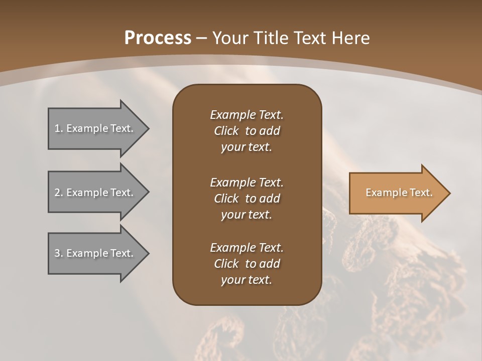 Cinnamons On A Table With A Brown Background PowerPoint Template