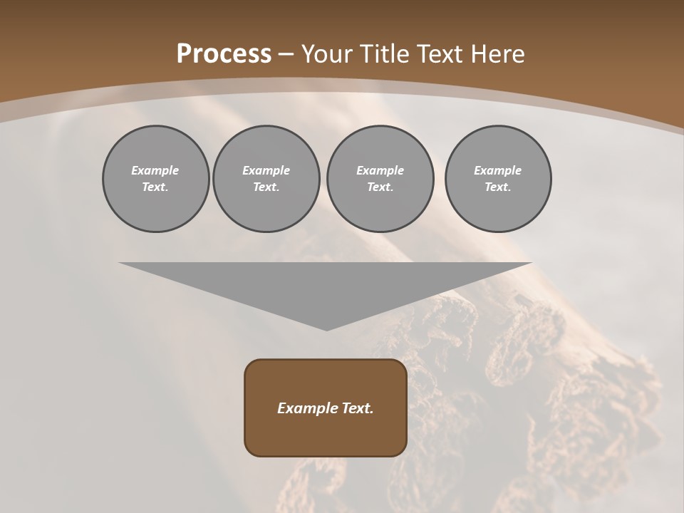 Cinnamons On A Table With A Brown Background PowerPoint Template