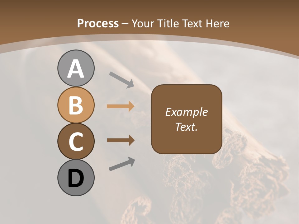 Cinnamons On A Table With A Brown Background PowerPoint Template