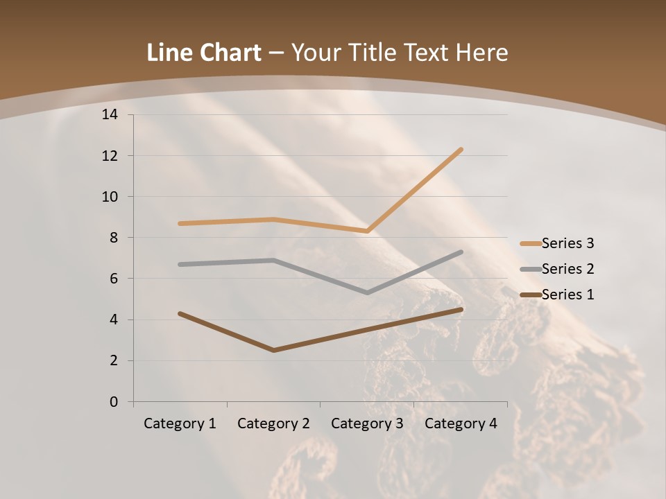 Cinnamons On A Table With A Brown Background PowerPoint Template