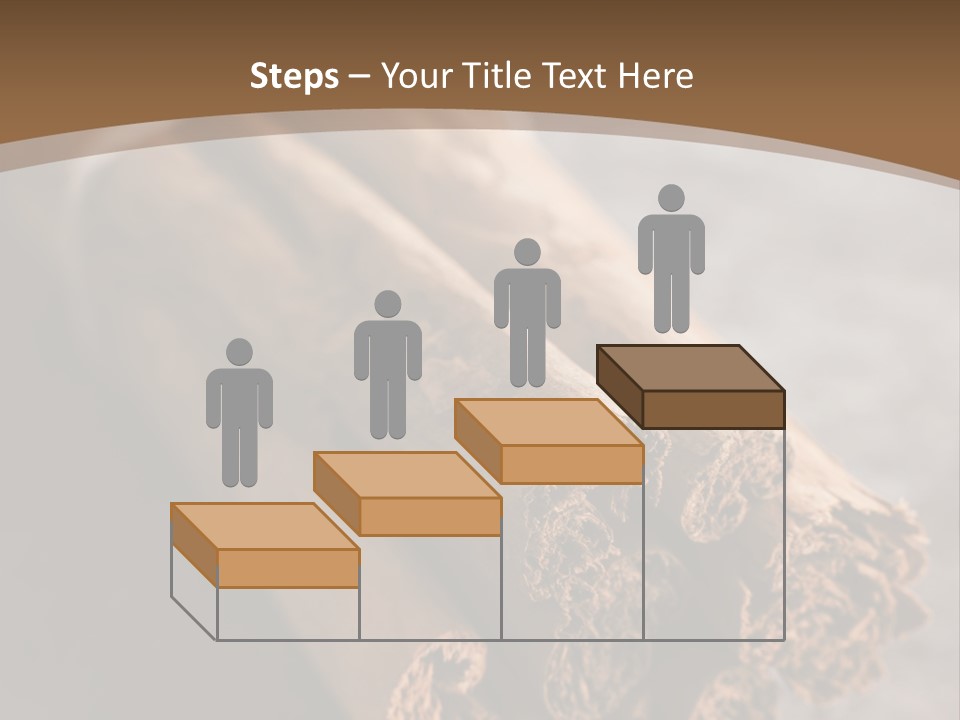 Cinnamons On A Table With A Brown Background PowerPoint Template