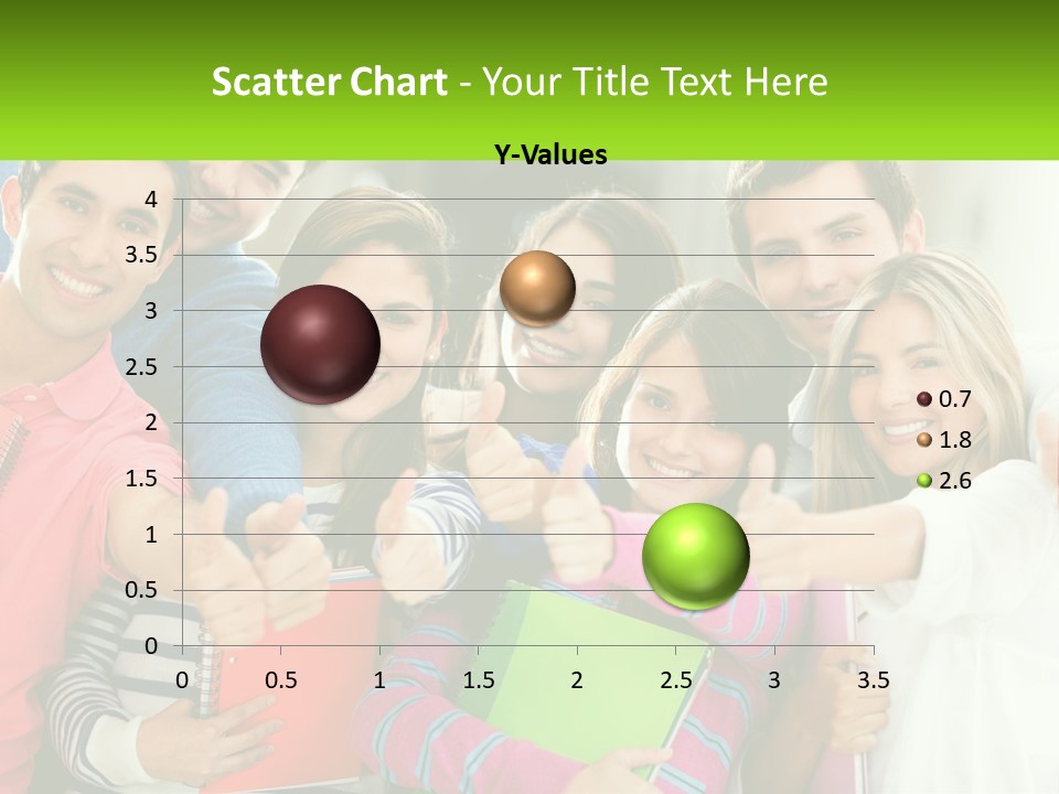 A Group Of Young People Giving Thumbs Up PowerPoint Template