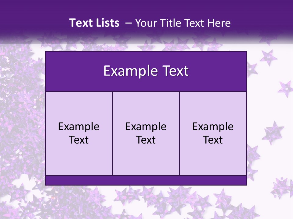 A Group Of Purple Stars On A White Background PowerPoint Template