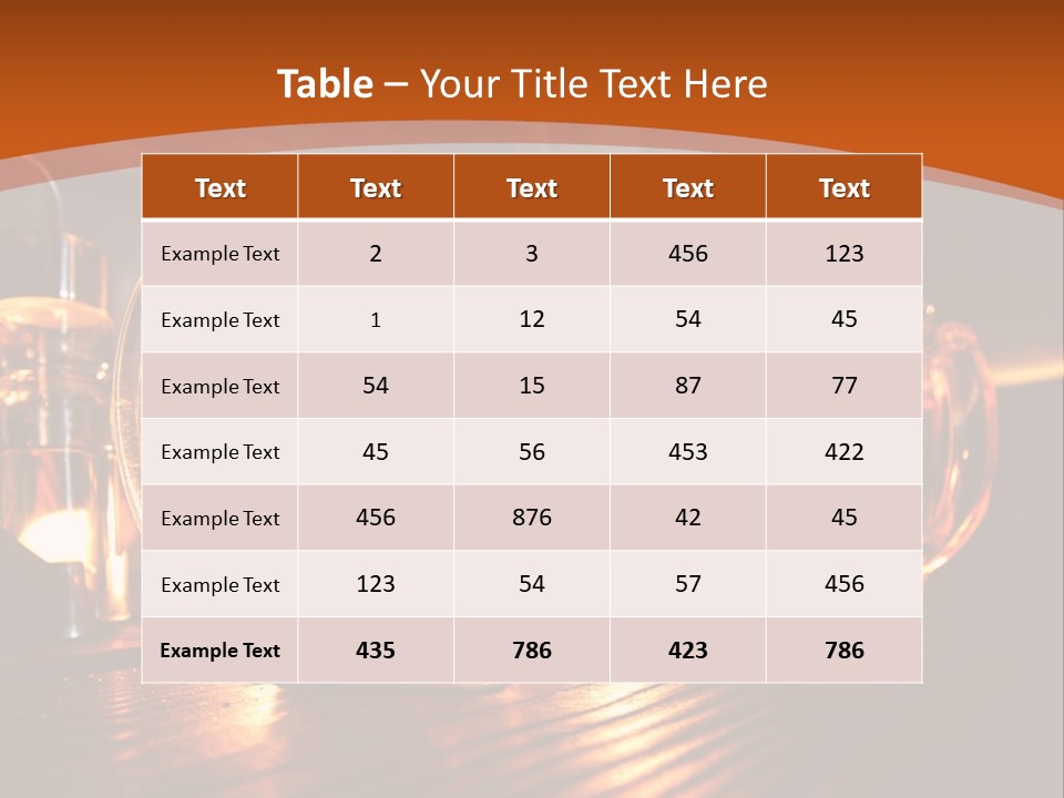 Two Glasses Of Beer On A Wooden Table PowerPoint Template