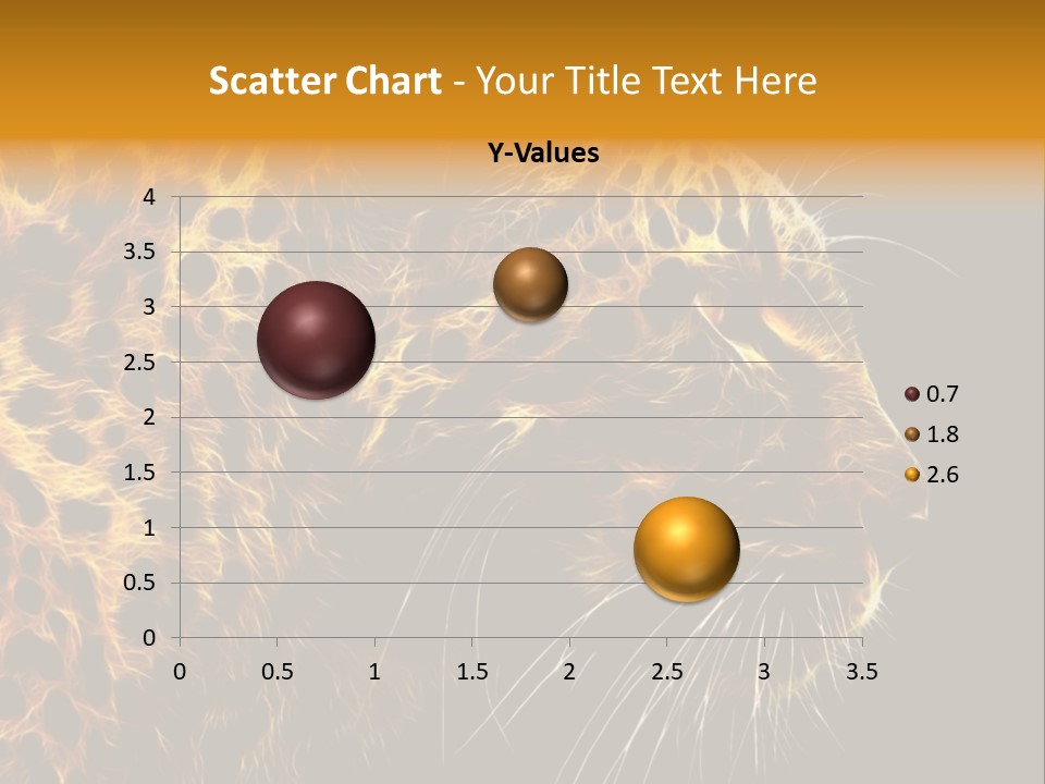 A Cheetah Powerpoint Presentation With A Black Background PowerPoint Template