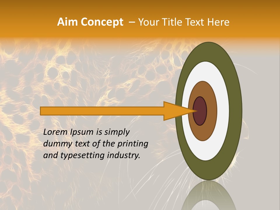 A Cheetah Powerpoint Presentation With A Black Background PowerPoint Template