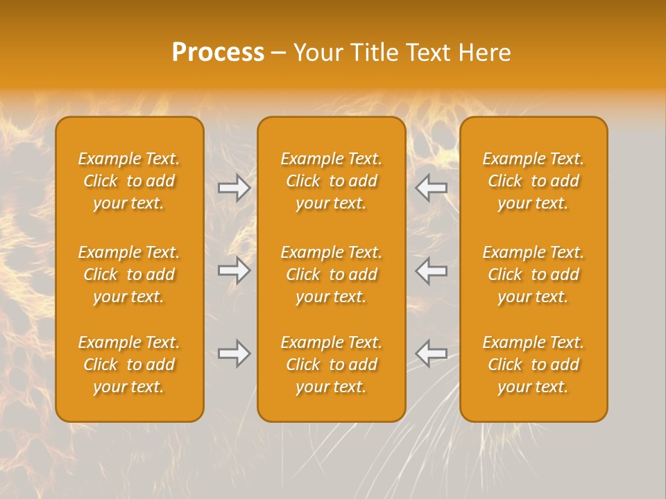 A Cheetah Powerpoint Presentation With A Black Background PowerPoint Template