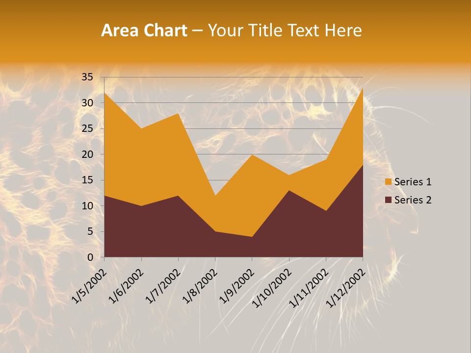 A Cheetah Powerpoint Presentation With A Black Background PowerPoint Template