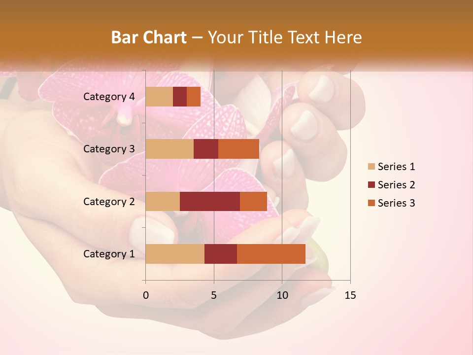 A Woman's Hands Holding A Pink Flower Powerpoint Presentation PowerPoint Template