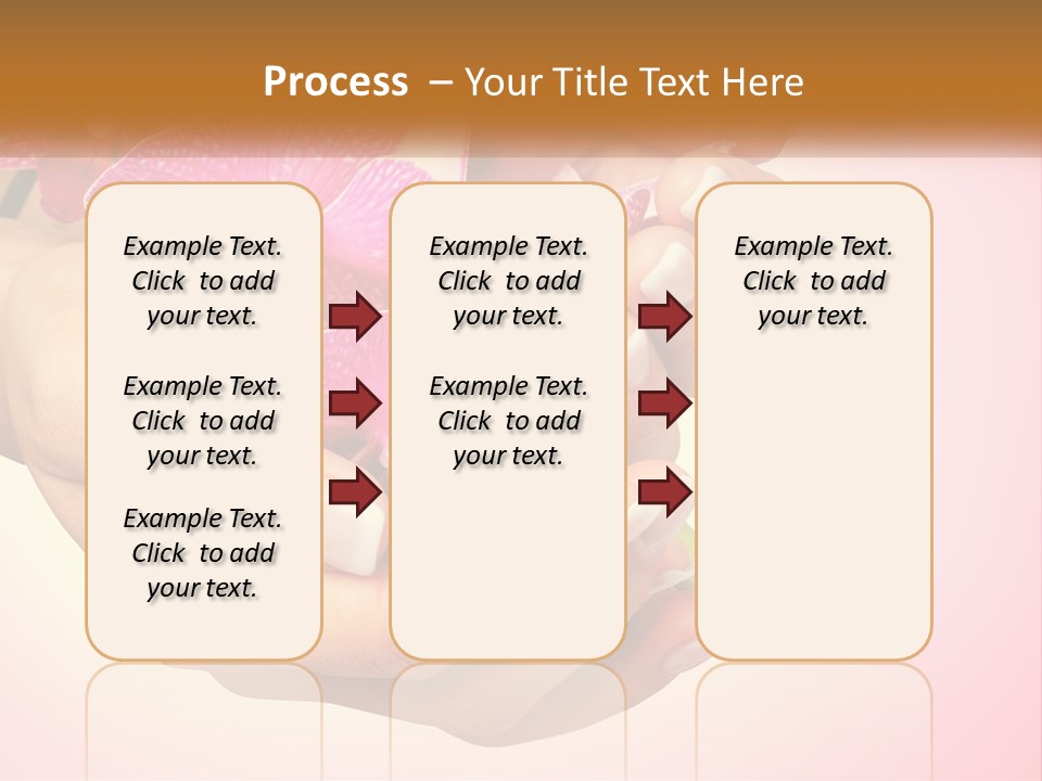 A Woman's Hands Holding A Pink Flower Powerpoint Presentation PowerPoint Template
