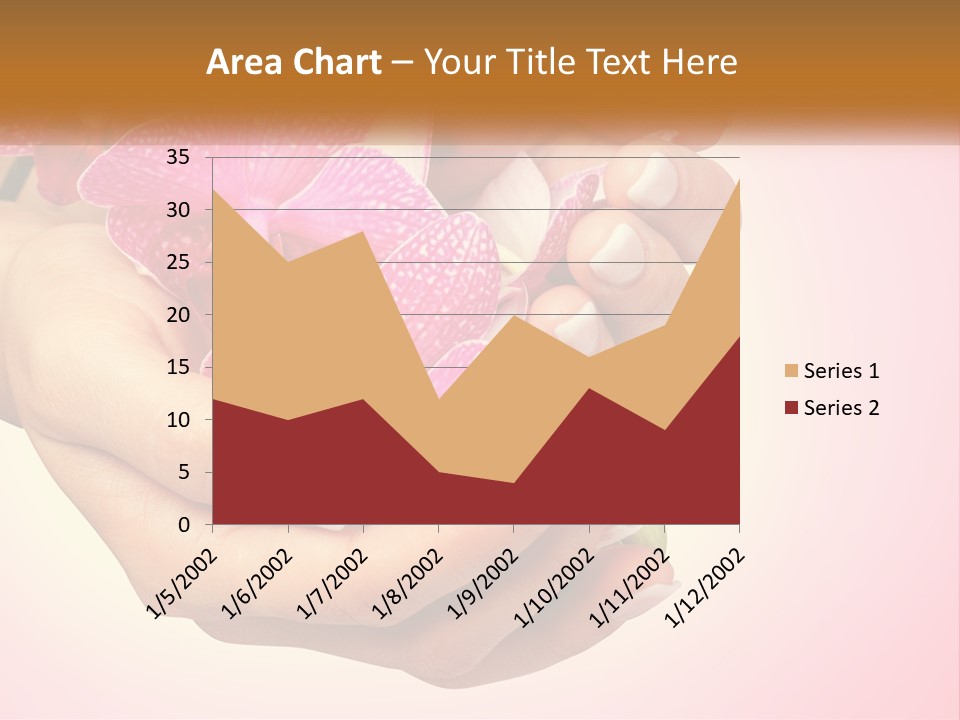 A Woman's Hands Holding A Pink Flower Powerpoint Presentation PowerPoint Template
