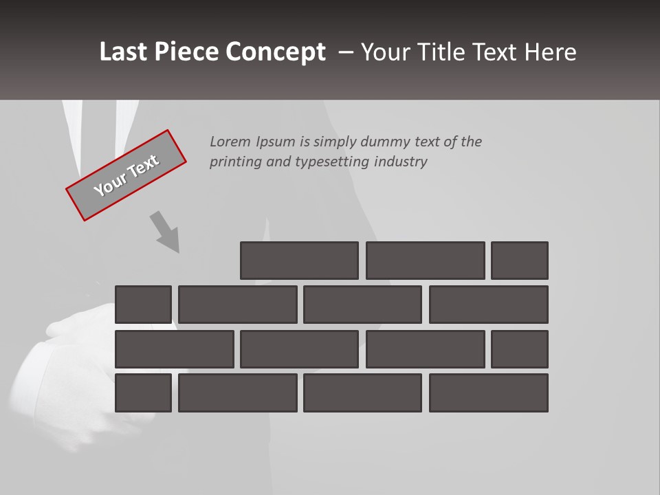 A Man In A Black Suit And White Gloves PowerPoint Template