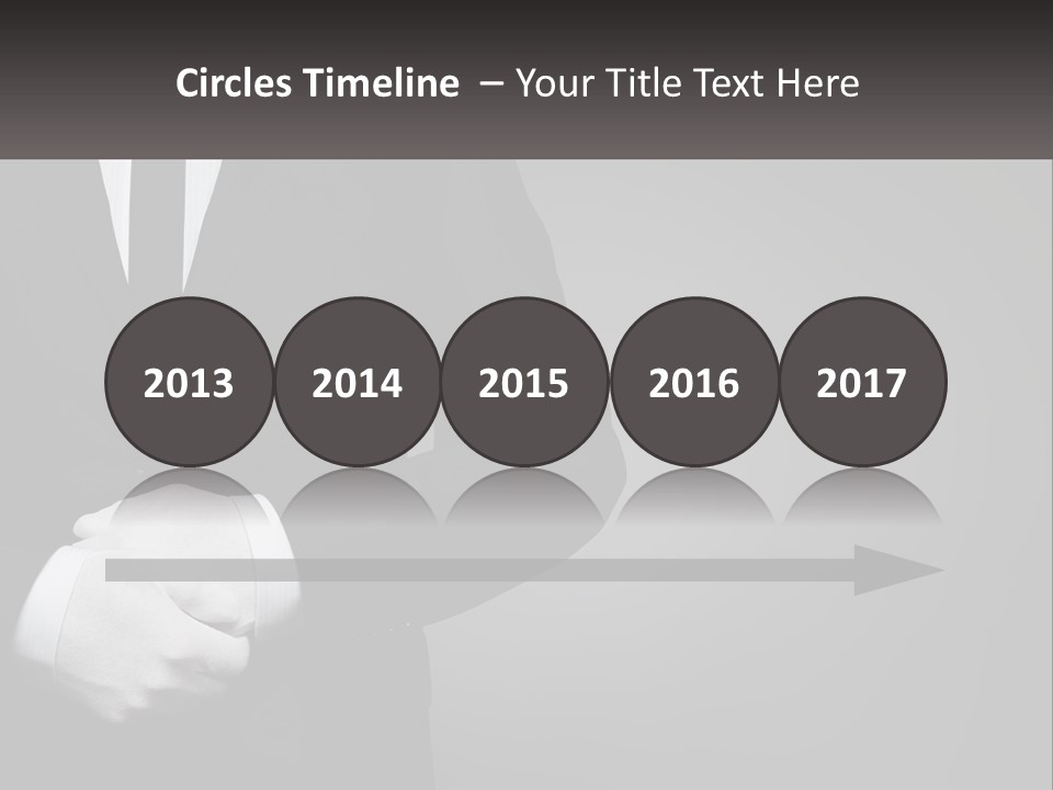 A Man In A Black Suit And White Gloves PowerPoint Template