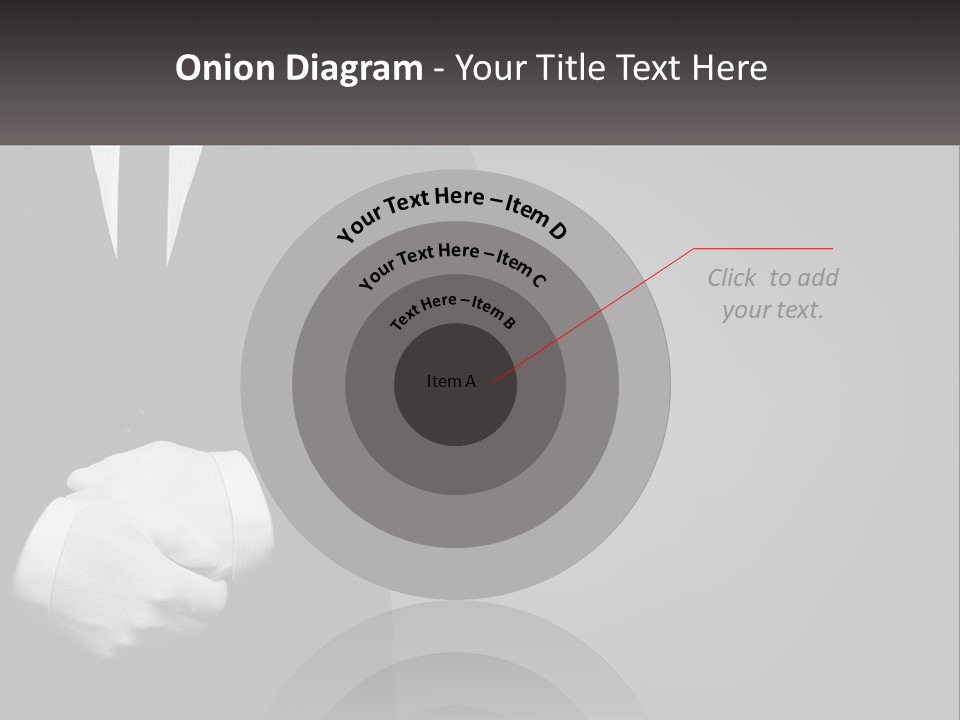 A Man In A Black Suit And White Gloves PowerPoint Template